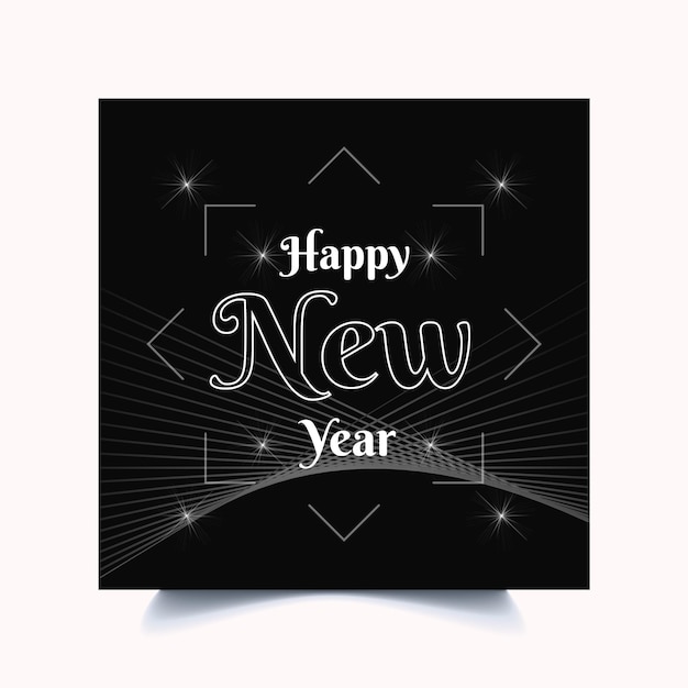 Vector happy new year template