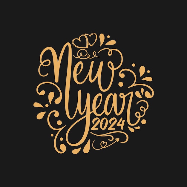 Happy new year tshirt design happy new year 2024 tipografia vacanza new year tshirt design 2024