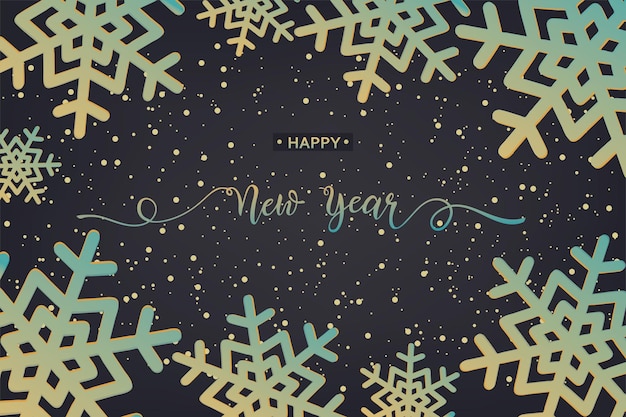 Happy New Year Vector illustration