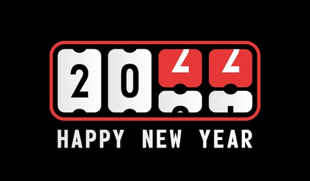 Felice anno nuovo con il conto alla rovescia del tabellone segnapunti 2022. concetto di flipboard numerico, celebra il modello di calendario 2022. stile piatto tendenza design moderno illustrazione vettoriale.