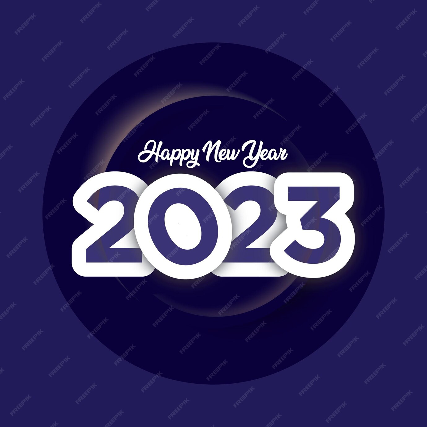 Premium Vector Happy new year world celebration day 2023.