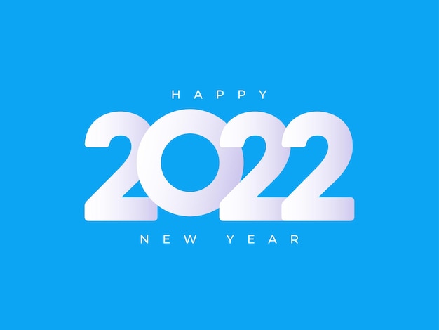 Modello di banner celebrazione felice anno nuovo 2022