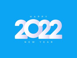 Happy new years 2022 celebration banner template