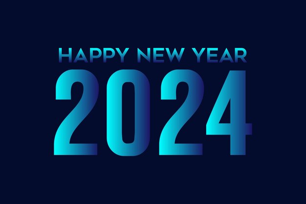 Happy new years 2024 vector illustration new year banner design template Happy christmas 2024