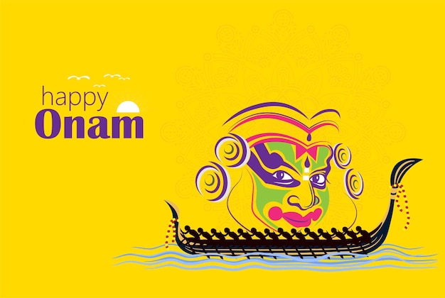 Happy onam - очень известный южно-индийский фестиваль индии.
