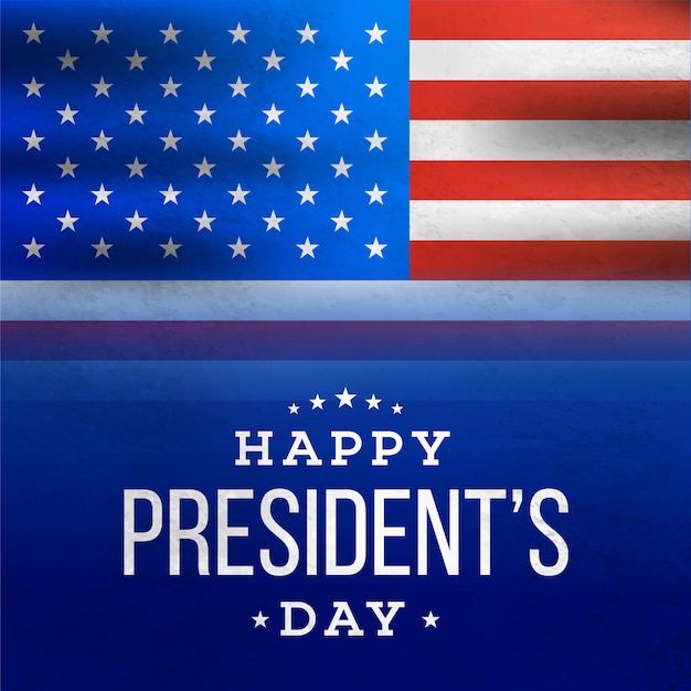 Vector happy president day background.