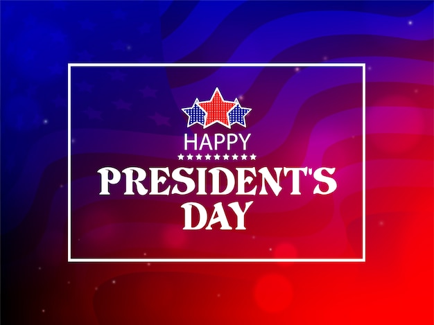 Happy President Day Background.