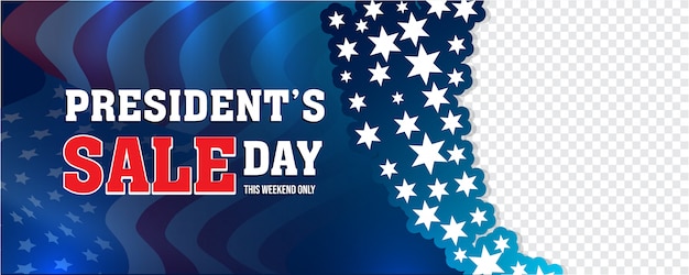 Happy president day background.