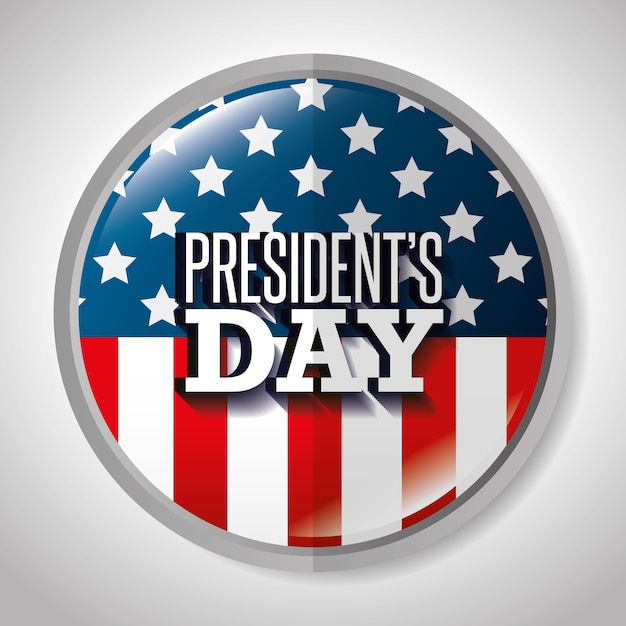 Happy presidents day poster