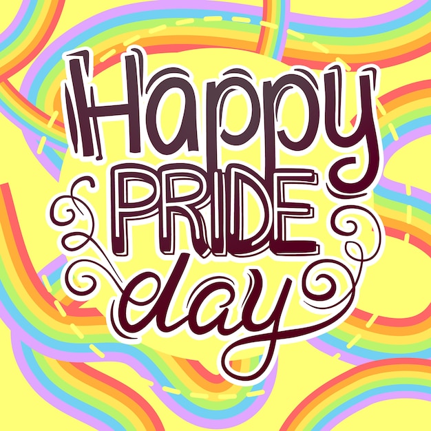 Happy Pride Day background 