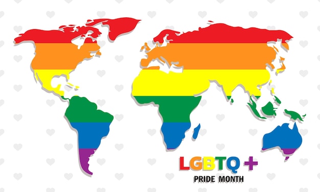 happy pride day concept for lgbtq community lgbt pride typography vector