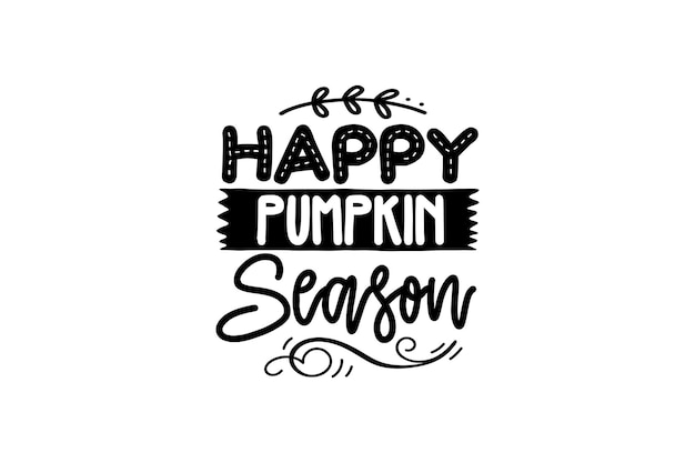 Happy Pumpkin Season Vectorbestand