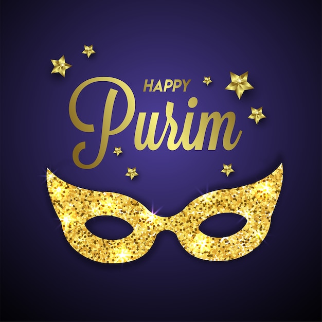 Happy purim achtergrond.