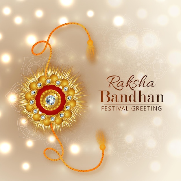 Happy rakhsha bandhan indian traditional festival background