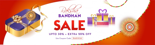 Happy Raksha Bandhan celebration background.