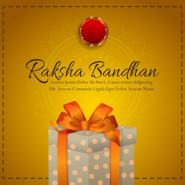 Fondo felice di celebrazione di raksha bandhan