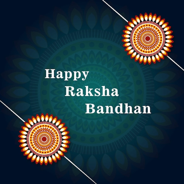 Vector happy raksha bandhan creative illustration vector 01