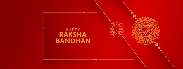 Happy Raksha Bandhan Facebook Cover Banner Design Template