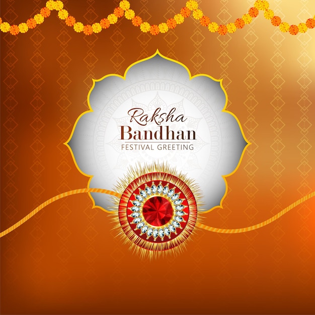 Happy raksha bandhan indian festival background