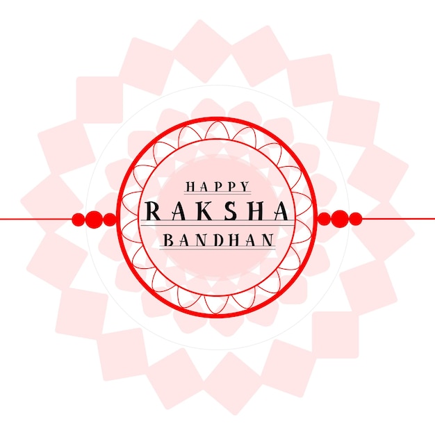 Happy Raksha Bandhan Vector Illustration Hand Draw Creative Design