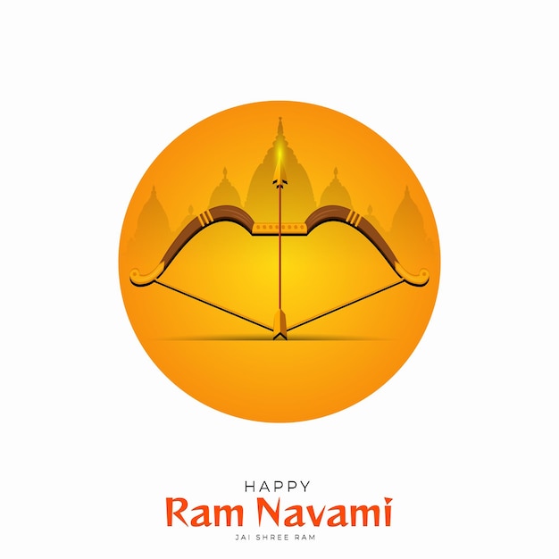 Vector happy ram navami festival of india social media post