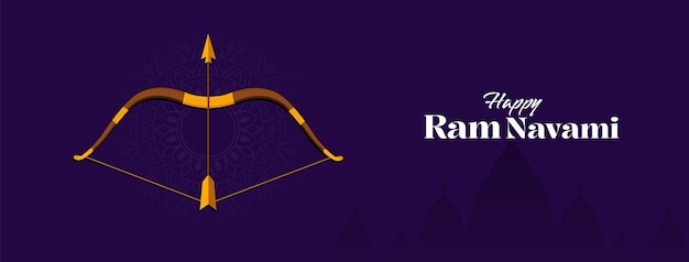 Vector happy ram navami festival of india social media post