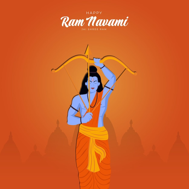 happy ram navami festival of india social media post