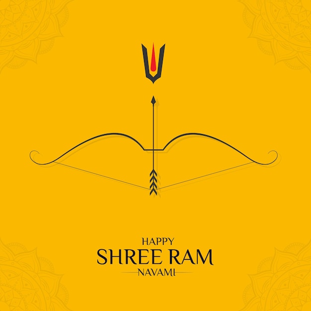 Happy Ram Navami festival of India Social Media Post