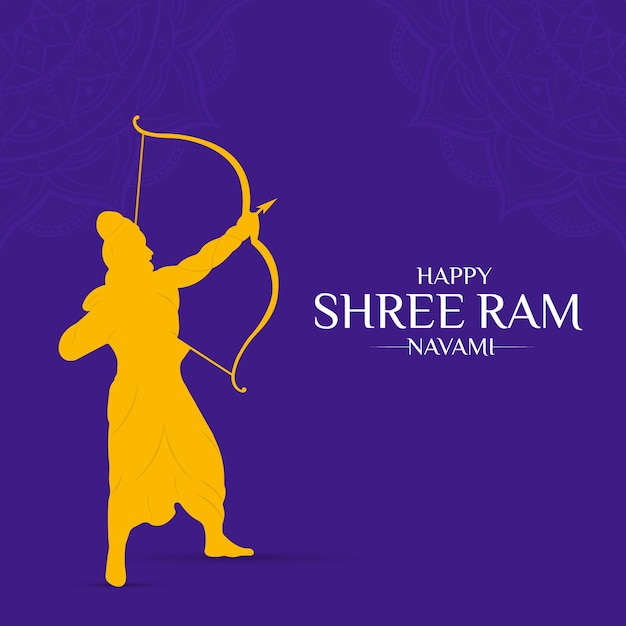 Фестиваль Happy Ram Navami в Индии Сообщение в социальных сетях