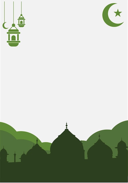 Vector happy ramadan greeting card. islamic holidays