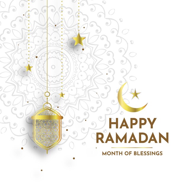 Vector happy ramadan