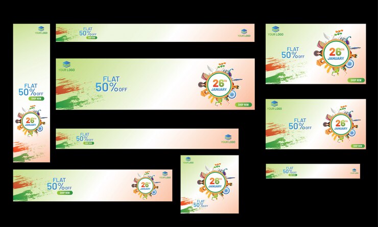 वेक्टर happy republic day background.