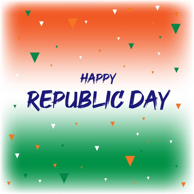 Vector happy republic day post design 14