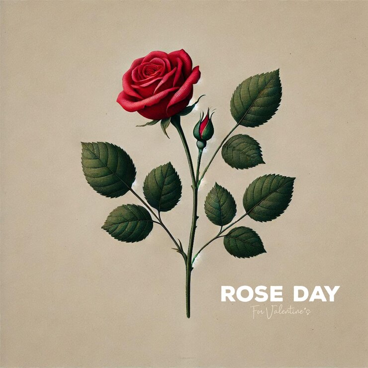 Vector happy rose day