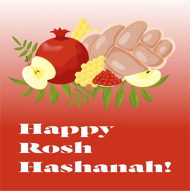 Premium Vector Happy rosh hashanah