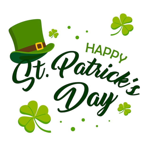 Happy Saint Patrick's Day Vector Post Illustration