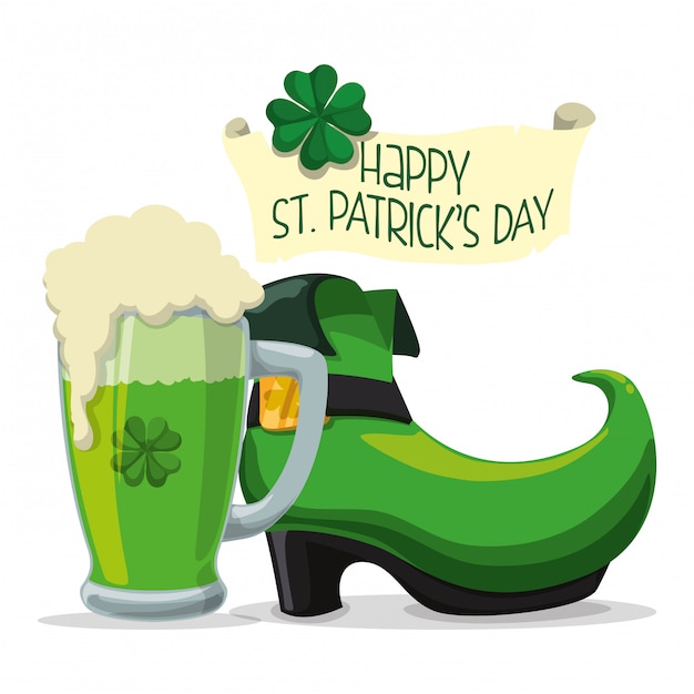 Happy saint patricks dag ontwerp