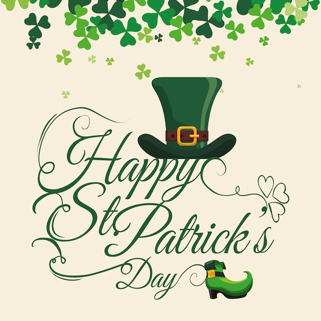 Happy saint patricks dag ontwerp