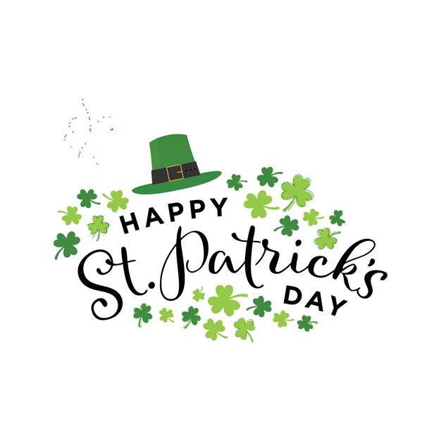 Вектор Счастливого дня святого патрика баннер дня святой патти дня святого патрика ирландский ирландский праздник сайн