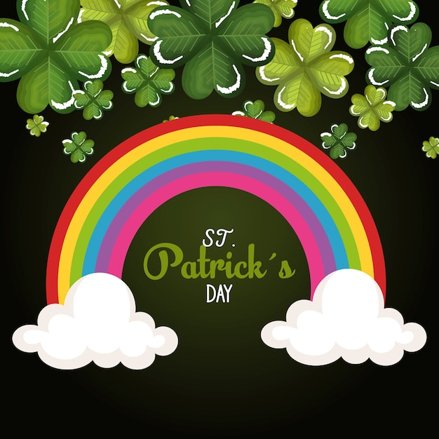 Vector happy saint patricks day celebration