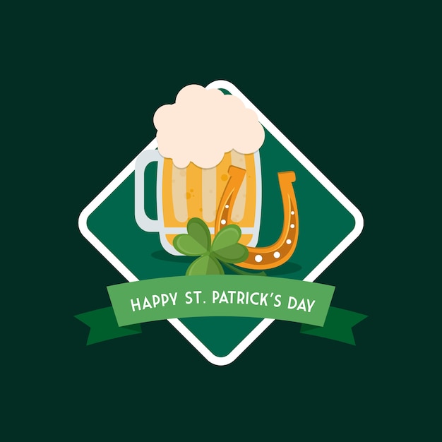 Happy saint patricks day design