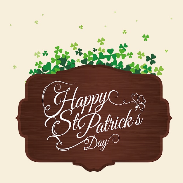 Happy saint patricks day design