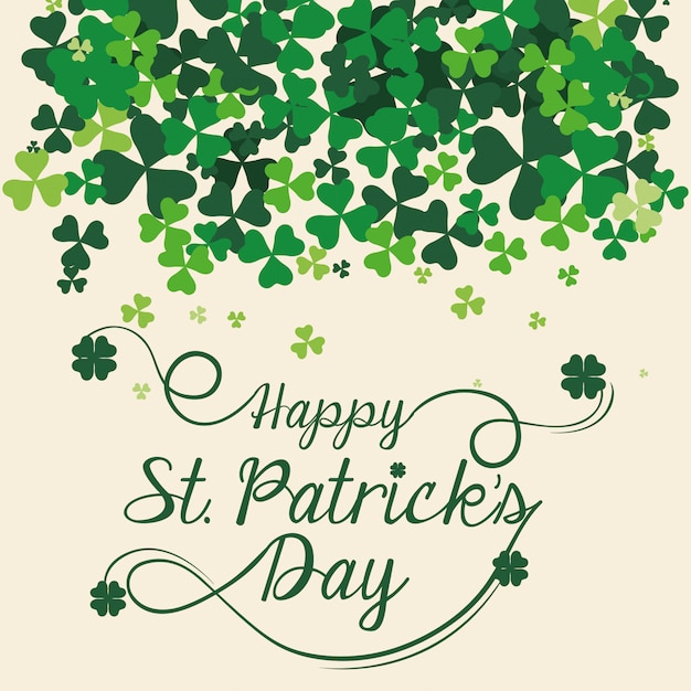 Happy Saint Patricks day design 