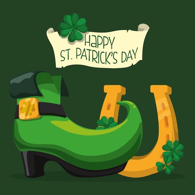 Happy Saint Patricks day design 