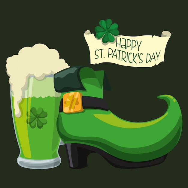 Happy saint patricks day design