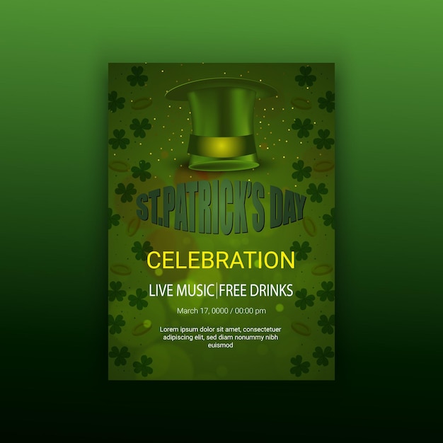 Happy Saint Patricks Day Template Design