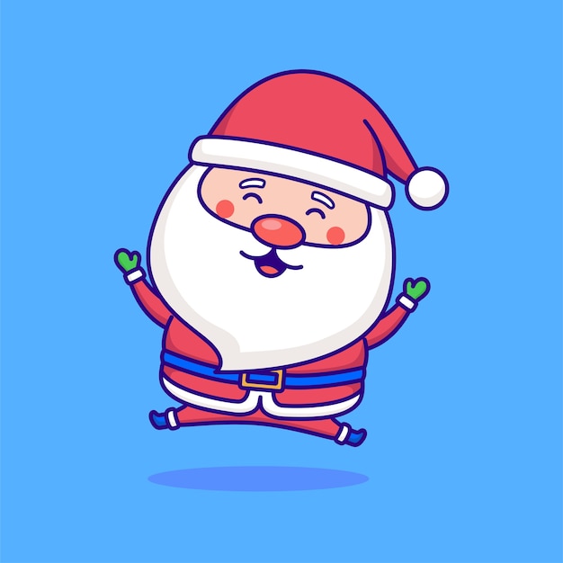 Happy Santa Claus cartoon afbeelding