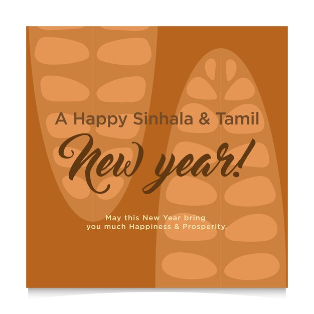 Happy sinhala amp tamil new year vector elements asian koel