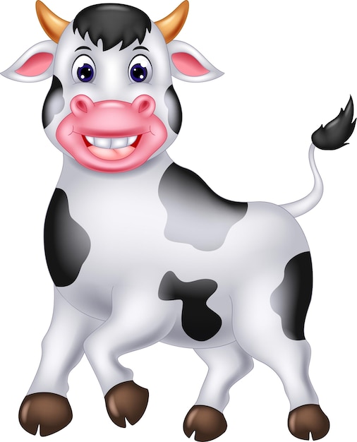 happy smile cow