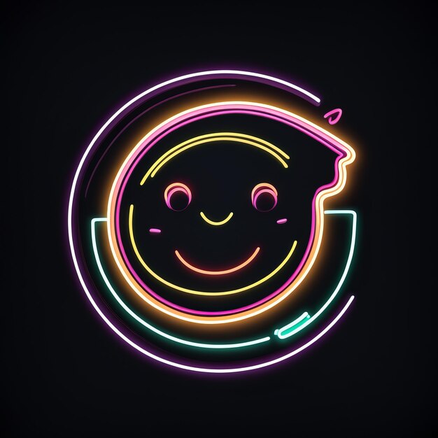 ハッピー・スマイル・ネオン・サイン (Happy Smiling Neon Sign)